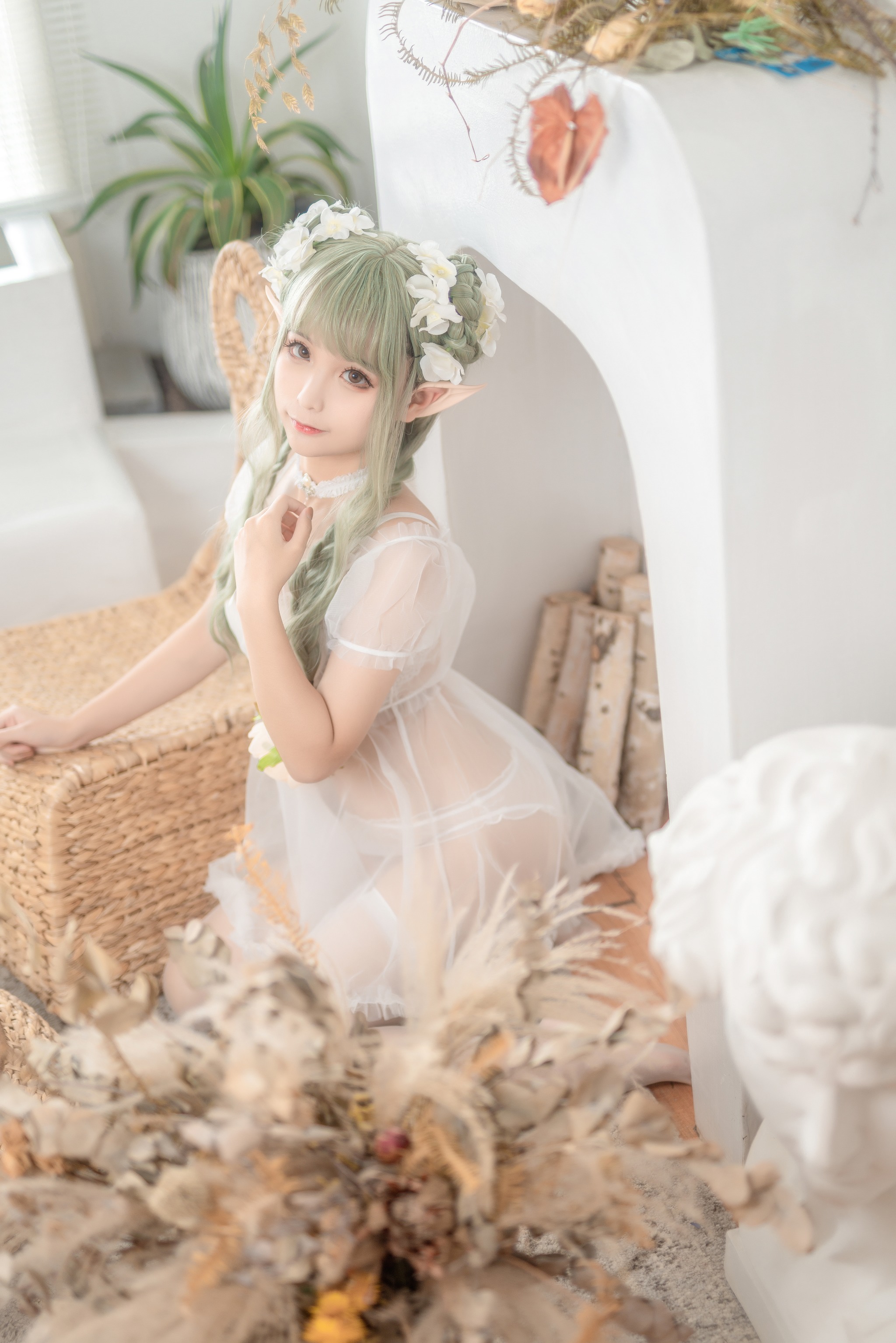 图片[1]-蠢沫沫 – NO.145 尖耳国度 绿精灵 [40P]-XikXak